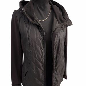 Women's Black Quilted Jacket